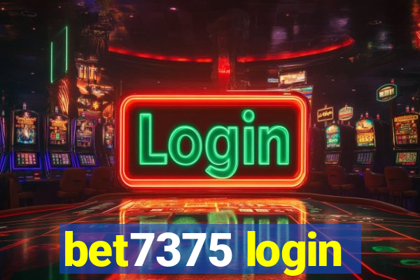 bet7375 login